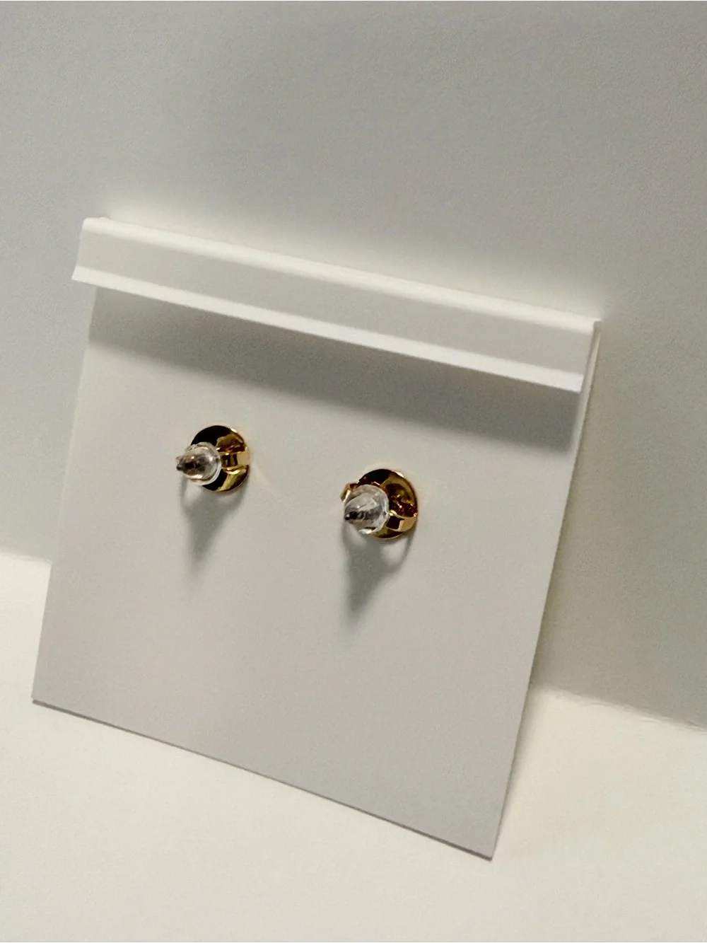 Tory Burch Gold Hexagon Logo Drop Earrings